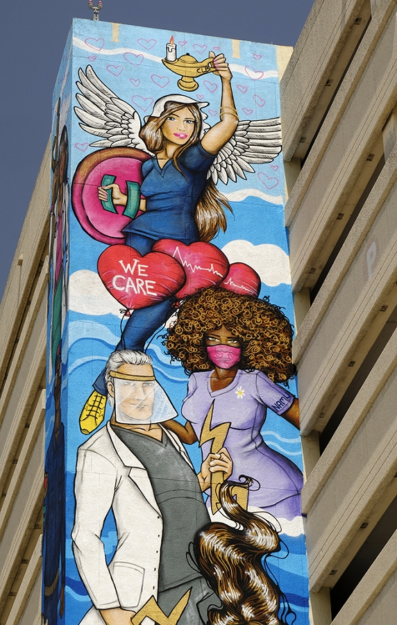 Jackson Hospital Heros Mural