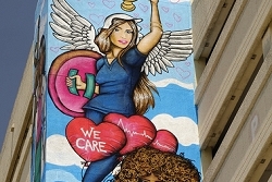 Jackson Hospital Heros Mural