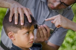 Haircut by Dad AND Mom