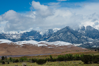 Spring Snow at the Great Sand Dunes