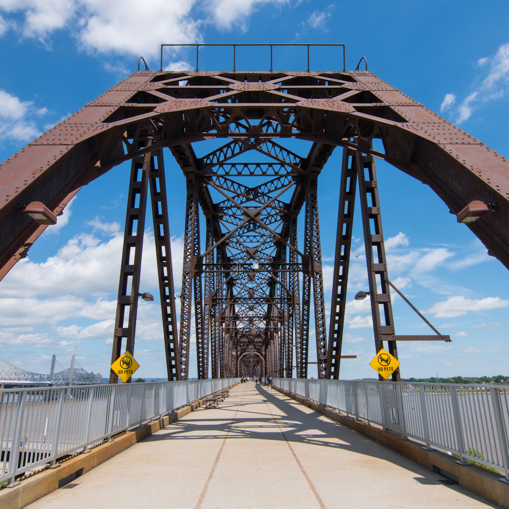 Crossing the Ohio into Indiana