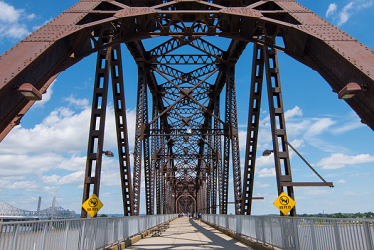 Crossing the Ohio into Indiana