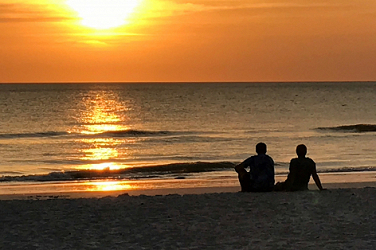 Seashore at Sunset