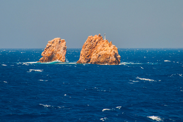 Rough Seas Near Mykonos