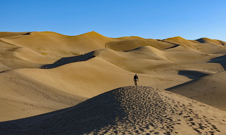 Great Sand Dunes at dusk