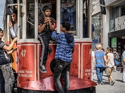 Riding the Istanbul Trolley